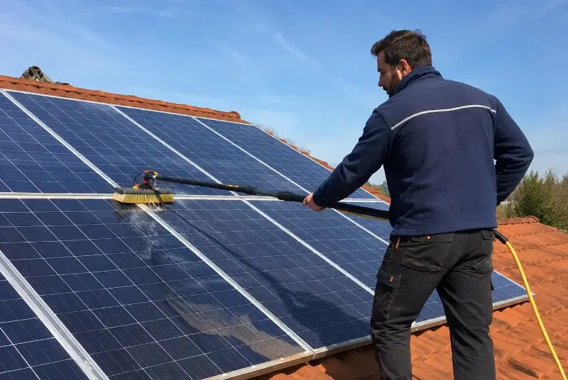 Nettoyage et entretien de panneaux solaires à Rouans